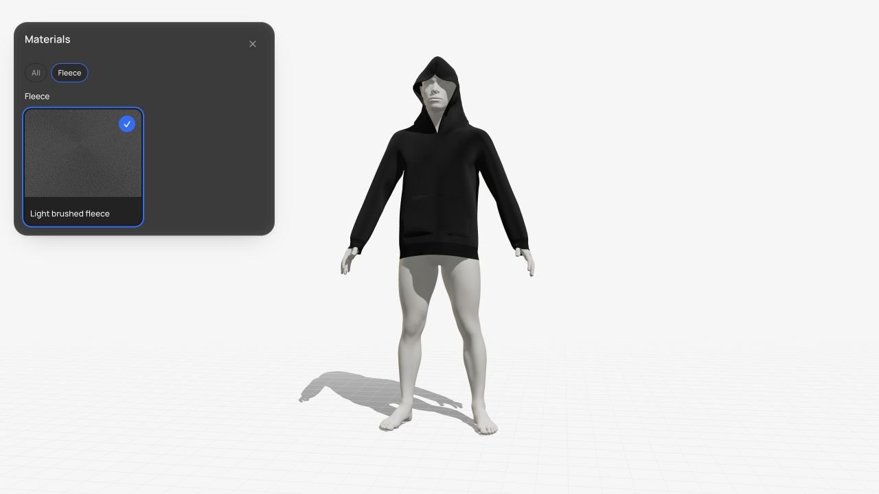 Clothix fabric selection