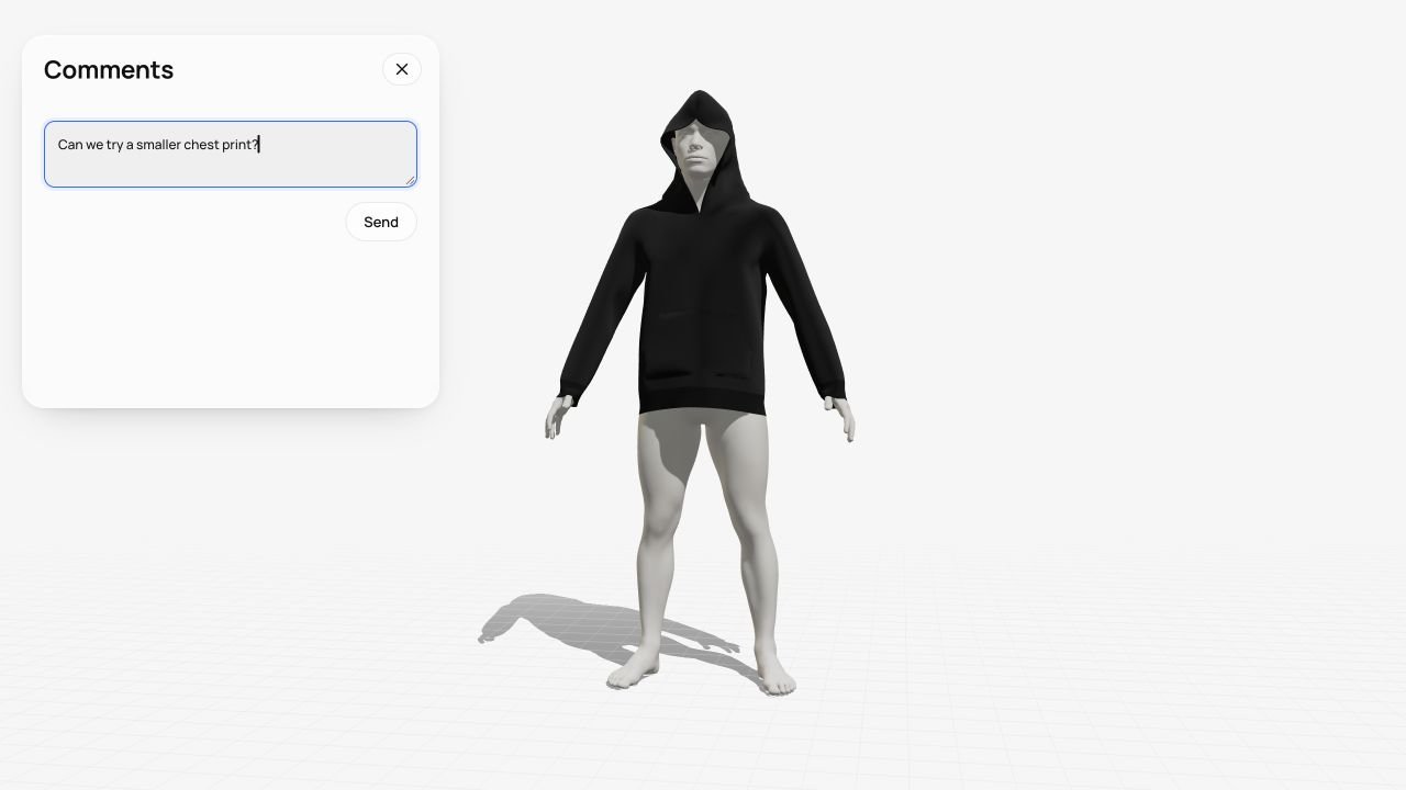Reviewing a hoodie in Clothix